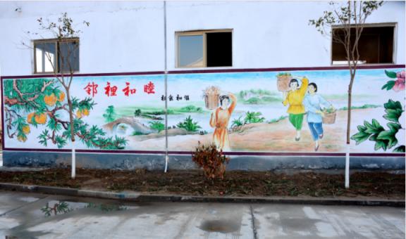 冕宁乡镇文化墙 乡风文明焕发新活力