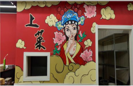 冕宁墙体彩绘的发展和应用