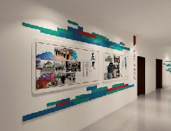 冕宁企业文化墙用什么材料好？