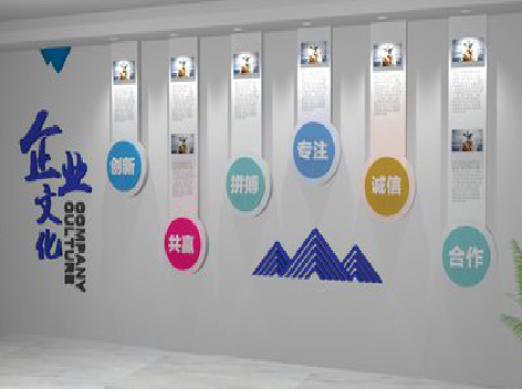 冕宁企业文化墙需要传递什么办公文化？